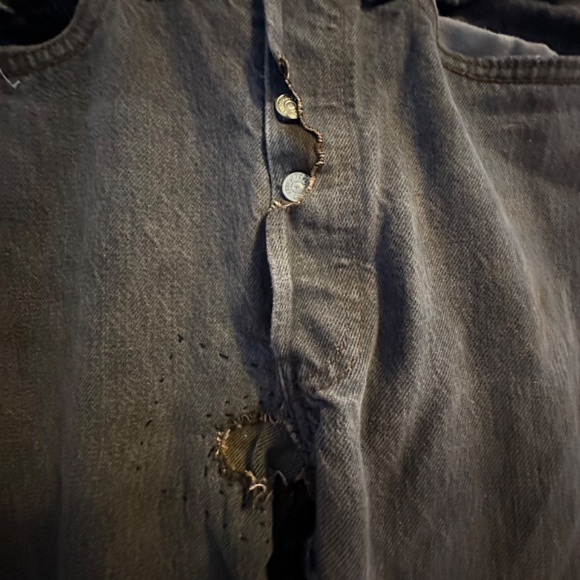 VINTAGE 501 GREY LEVIS 27 x 30 - Picture 8 of 9